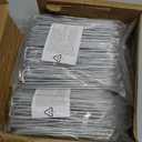 AMAGABELI 6 Inch 500 Pack Galvanized Landscape Staples 11 Gauge Anti-Rust Heavy Duty Garden Stakes Plant Cover Spikes U-Shaped Sod Pins Fence Stakes for Weed Barrier,Irrigation Tubing,Lawns,Decoration
