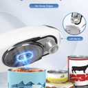 Auto Stop Electric Can Opener - Rechargeable Can Openers Smooth Edge for Seniors,One Touch Cut Opener Handsfree for Kitchen Portable for Any Size Cans