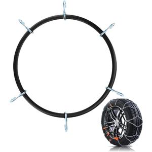 DEDC Snow Chain Tensioner, Traction Chain Rubber Tightener for Trucks, buses, commercial vehicles Fit for 20 to22.5 Inch Rims, Snow Chains Accessories