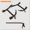 Saddlebag Guards Tip-Over Crash Bars Rails Rear Saddlebags Support Bracket Protection Kit for Touring Street Glide FLHX Road Glide Road King Electra Glide Ultra Limited CVO 2014-2026