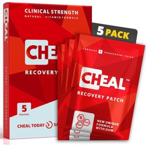 Party Recovery Patch 5 Pack - Natural Replenishing Formula for Better Mornings | Before Drinking Use