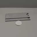 Absorbent Modern Faucet Mat Fast Drying Diatomite Sink Pad Kitchen Bathroom RV (Light Gray)