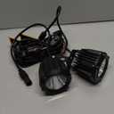 Auxbeam 3.5 Inch Round LED Pod Lights 50W Amber Offroad Lights Spot Flood Fog Lights 4x4 Off-Road Lighting Ditch Bumper A-Pillar Driving Auxiliary Light