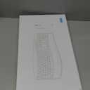 Wireless Keyboard and Mouse Combo,2.4G Full Size Wave Keys Ergonomic Keyboard with Wrist Rest for Natural Typing, 3 DPI Adjustable Ergonomic Silent Mouse for Computer/Laptop/Windows/Mac (Gray)