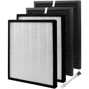 2 Pack Air Purifier Replacement Filters for LEVOIT LV-PUR131 & LV-PUR131S, LV-PUR131-RF - Activated Carbon Pre-Filters  Compatible with LEVOIT LV-PUR131 Series Air Purifiers