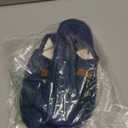 XIHALOOK House Slippers for Women Men Cozy Sock Shoes with Soft Rubber Sole Slip On for Indoor/Outdoor (9.5-10 Women/8-8.5 Men, 1 Blue)