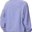 THE GYM PEOPLE Women's Oversized Fleece Sweatshirts Loose Fit Crewneck Long Sleeve Pullover Tops (Purple, S)