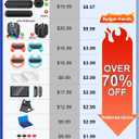 Switch 2 Accessories, [Charge Inside]Case Bundle for for Nintendo Switch 2 2025 Console, FYOUNG 23 IN 1 Kit:Carrying Case,Controller Charger,Protective Shell,Grip for Joycon, Steering Wheel for Mario Kart