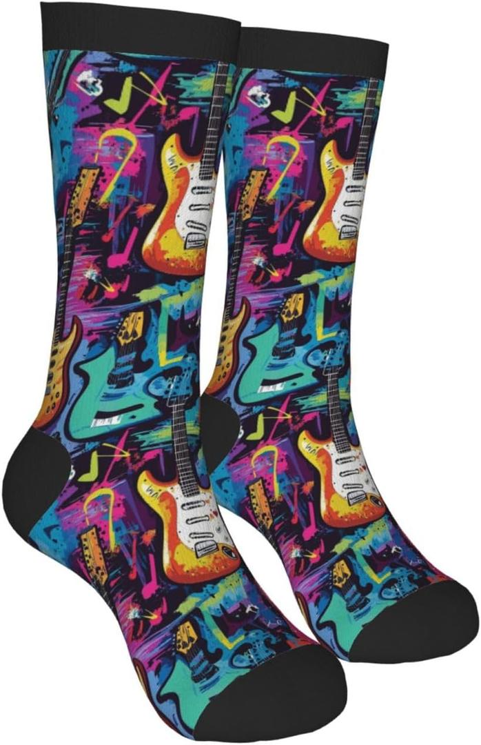 Alien Funny Socks Novelty Crew Socks For Women Men