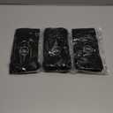 CHARMKING Compression Socks for Women & Men Circulation (3 Pairs) 15-20 mmHg is Best Support for Athletic Running Cycling (Large-X-Large, 01 Balck/Black/Black)