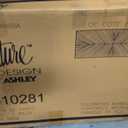 Signature Design by Ashley Lenora Large Wood Sunburst Wall Art, Black, 48"L x 20"W