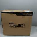 GAMDIAS ATX Mid Tower Computer PC Case with Tempered Glass, 4X 120mm ARGB PWM Fans Gaming Case, Support Up to 6X 120mm Fans, 360mm AIO/Radiator, 260mm GPU/VGA, 160mm CPU Air Cooler