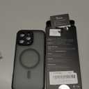 TOCOL for iPhone 16 Pro Max Case, Compatible with Magsafe, Full Camera Protection, Drop Protection, Magnetic Translucent Matte Back Bumper Phone Case for 16 Pro Max 6.9-Inch (Black)