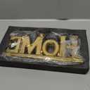 Gold Love Sign Statue - Personalized Home Decor, Bird Sculpture for Living Room, Bedroom, Desktop & Cabinets