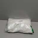 Tollpiz Short Linen Curtains Bedroom Rod Pocket Semi Sheer Curtain Burlap Light Filtering Thick Linen Drapes for Living Room, 38 x 45 inches Long, White, Set of 2 Panels