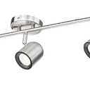 FEMILA 43" Track Light, Brushed Nickel LED Track Lighting Fixtures Ceiling, Rotatable LED Track Lighting Kit, Bulbs Included, 4FS78TL-5 BN