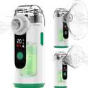 Hand-held Nebulizer for Respiratory System, Portable Nebulizer with Self-Clean Mode, Rechargeable Nebulizer for Home Office Travel