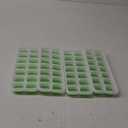 ChefAide Ice Cube Tray with Lid, 4 Packs 56 Cubes Durable Stackable Ice Cube Trays for Freezer with Removable Lids, Easy-Release Plastic & Silicone Ice Tray for Cocktail, Coffee