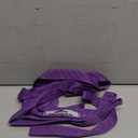 Trideer Stretching Strap with Loops & Leg Lifter, Non-Elastic PT-Style Physical Therapy Strap for Knee Replacement Rehab, Hamstring, Calf & Back Stretcher Mobility, Hip, Shoulder & Yoga (Purple)