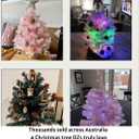 Small Artificial Christmas Tree, 2ft Mini Tabletop Artificial Xmas Tree with Fabric Bag Base for Holiday Dcor, Festive Decorations for Home, Office, Mantel, Party, Gift-White