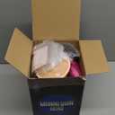 Mannequin Head with Long Synthetic Fiber Colorful Hair Styling Training Head 26-28inch Manikin Cosmetology Doll Head Hairdressing Training Model for Cutting Braiding Practice and Free Clamp Holder