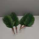 Artificial Palm Plants Leaves Imitation Fake Palm Tree Leaves Decor Greenery Faux Tropical Faux Plants Fronds for Home Garden Hawaiian Party Jungle Party Decor(4 Pieces)