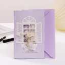 LOVEANNA Pretty Handmade Flower Elegant Baby Girl Shower Birthday Thank You Wedding Cards with Envelopes Floral Bridal Shower,4x6 Inches,4 Combinations