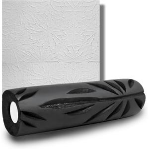 9 Inch Drywall Texture Roller, with Crow's Foot Pattern Design, for Creating Decorative Textures on Walls