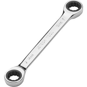 Jetech Double Box End Ratcheting Wrench 14mm x 15mm - Metric 72 Tooth Ratchet Gear Spanner Tools CR-V Heavy Duty Gear Spanner for Repairs