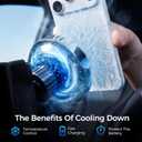 Custom Fit Qi2.2 25W Magnetic Wireless Car Charger Mount for 2026 Toyota RAV4 (12.9in) [Upgraded Cooling Fan Fast Charging Phone Holder],For MagSafe Compatible,Dashboard Phone Mount,Car Accessories