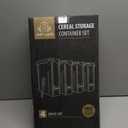 Cereal Containers Storage Set Large (4L,135.2 Oz), Airtight Food Storage Containers for Kitchen & Pantry Organization, Cereal Storage Container Set for Crunchiness, BPA Free Dispenser Keepers (4)