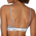Hanes Women's Originals Full Coverage Contour Wireless Stretch Cotton T-Shirt Bra (Gray, M)