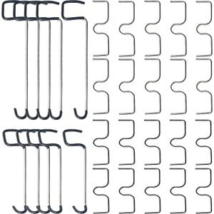 30 PCS Fruit Tree Branch Puller, Mixed Style M Shape and Hose Wrapped 20 M 3.9'' and 5.1'', 10 Fruit Tree Limb Spreader 10'' and 7.1'' Tree Limb Spreader for Branch Bending Shaping Open Angle Pull