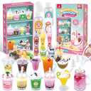 20 PCS Miniature Drink Marker Kit, Miniature Food Toys, Kitchen Pretend Food DIY Crafts Kits for Kids Ages 8-12, Girls Gift for Christmas, Birthday, Collectors, Resin Play, NOT Edible