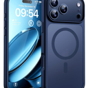 TOCOL for iPhone 17 Pro Case, Compatible with Magsafe Charger, Full Camera Protection, Translucent Matte Phone Case for 17 Pro 6.3 inch (Dark Blue)