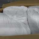 Thin Flat Soft Low Pillows King Size Set of 2, Down Alternative Filled Bed Pillows for Side Back and Stomach Sleepers 20x36