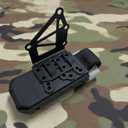 Tactical Holster Adapter Tourniquet Holder Mount, for Qls Quick Locking System Plate and Fork & Safari Holsters Standard 3-Hole Use