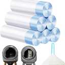 Cat Litter Bags 120 Count,21.65"x11.8" Drawstring Close Litter Box Liners for Automatic Litter Box,Thick Cat Poop Bags,Easy to Clean,Heavy Duty Robot Bag for Self-Cleaning Box