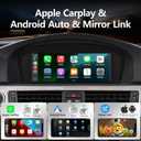 Car Radio for BMW 3/5 Series E60 E61 E63 E64 E90 E91 E92 CCC (2004-2008) Stereo with Wireless CarPlay Android Auto iDrive System Upgrade Retrofit Multimedia Player Original Car Touchscreen