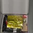 60th Birthday Decorations Men Women with 60th Birthday Banner, Black and Gold Table Cloth, Number Balloons, Large Sash, Cake Topper and Candles