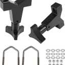 YESHMA High-Lift Jack Tube Mount 1-2.5" (Round/Square) Compatible with Tube Bumpers,Bull Bars,Roll Cages and Roof Racks (Black)