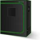 Small Grow Tent for Aerogarden30x18x36 Hydroponics Growing System Highly Reflective 600D Diamond Mylar Canvas with Ventilation window and Floor Tray for Hydroponic Indoor Plant Growing