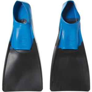 Sporti Adult-Kids Swim Fins for Pool Lap Swimming - Long Floating Fins for Swimming & Snorkeling - Swim Flippers for Training (M 9-10 / W 10-11, BlackBlue)