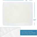 Queen Sofa Bed Terry Mattress Protector Pad Cover 100% Waterproof and Breathable Queen Sleeper Sofa Mattress Topper Sheet Fitted Mattress Protector, 60" x72", Machine Washable