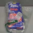 Ziploc Gallon Food Storage Bags, Stand-Up Bottom, Easy to Fill, 81 Count