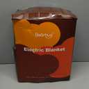 Bearhug Electric Blanket King Size 100" x 90", Dual Controller Heated Blanket Beige, Velvet & Sherpa, 10-Heat Levels & 1-12H Auto Off, Over-Heat Protect, ETL, Machine Washable