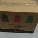 MUCHII 16 oz Paper Coffee Cups, 90 Count Multicolor Disposable Insulated Ripple Paper Cups for Hot Chocolate and Tea