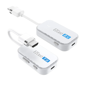 DXchip 4K Wireless HDMI Transmitter and Receiver 4K@30Hz HDMI Wireless Extender Kit Portable 98Ft/30M Display Adapter Streaming Video/Audio to TV/Monitor/Projector from PC, Laptop, Cable Box