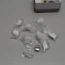 Amerdeco 10 Pack Brushed Satin Nickel Cabinet Knobs 1.2 Inch(30mm) Single Hole Cabinet Handles Round Dresser Knobs Drawer Knob for Bathroom Cabinets