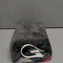 Sunbeam Heating Pad Wrap for Back Pain Relief with Auto Shut Off and Moist Heating Option 23 x 15" Slate Grey